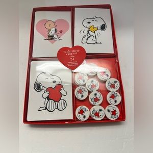 Peanuts snoopy valentine cards